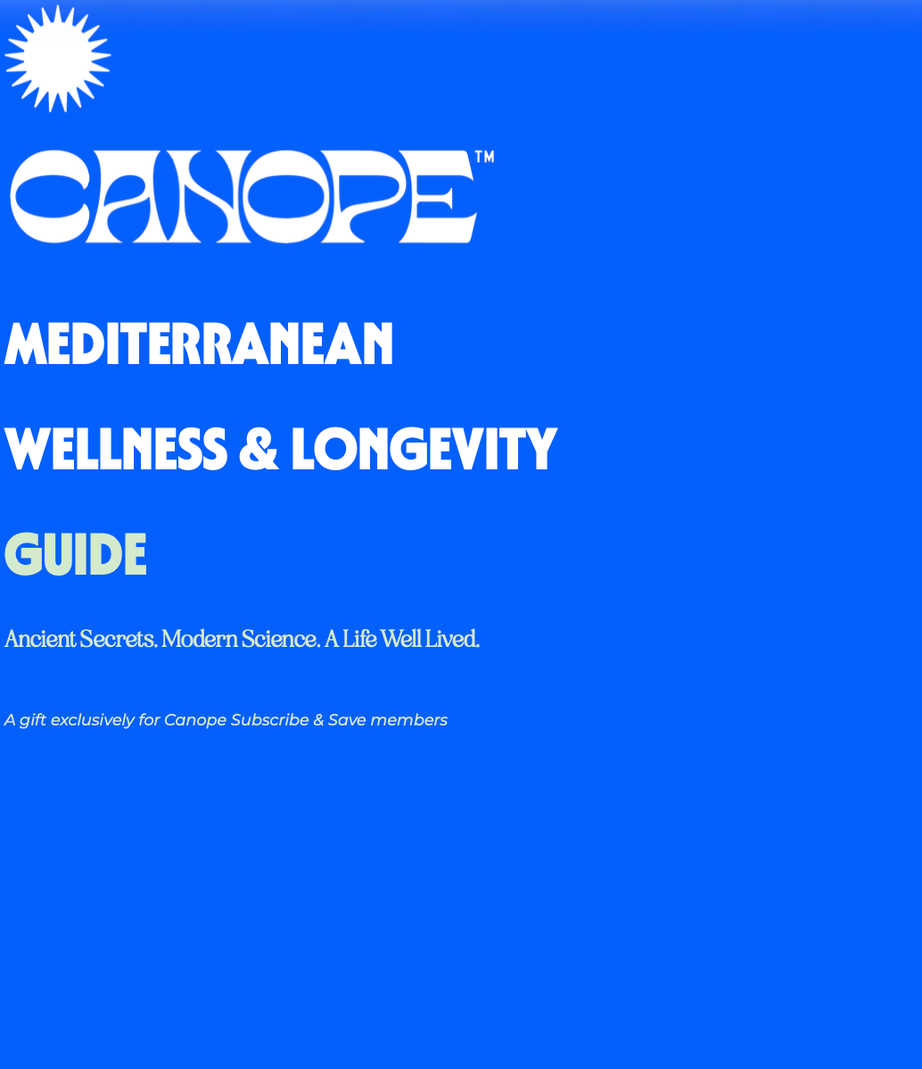 Mediterranean Wellness Guide
