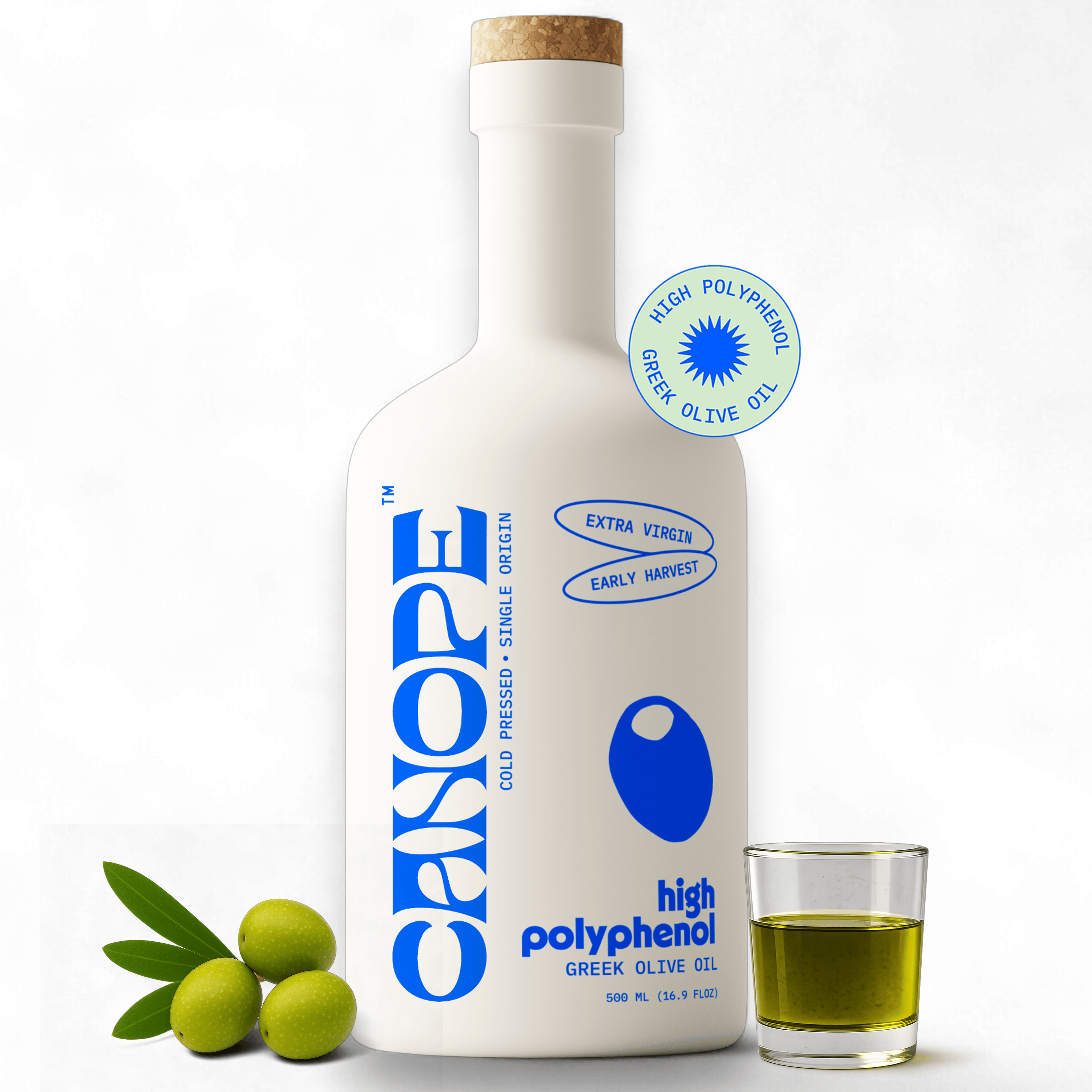 Premium High-Polyphenol Extra Virgin Olive Oil