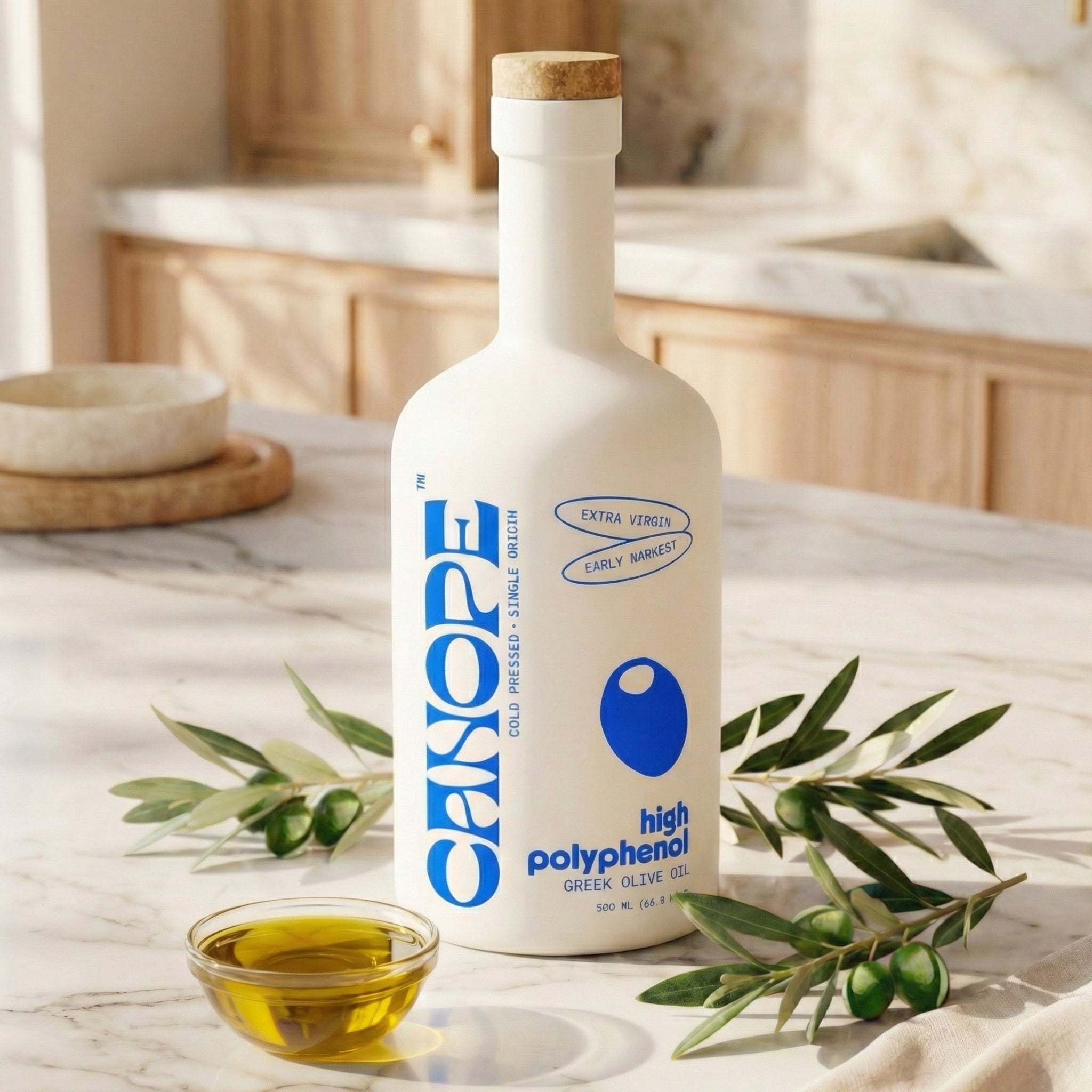 Premium High-Polyphenol Extra Virgin Olive Oil